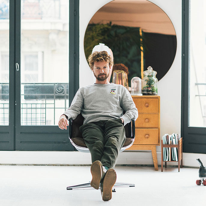 Fred, coiffeur professionnel et fondateur de la marque